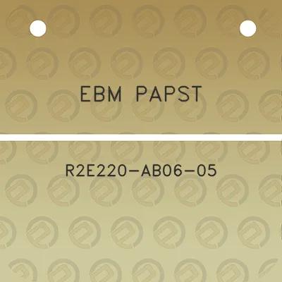 ebm-papst-r2e220-ab06-05