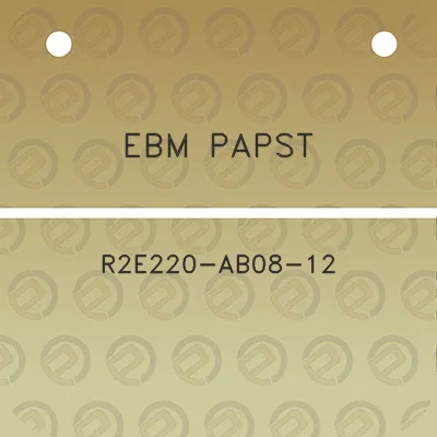 ebm-papst-r2e220-ab08-12