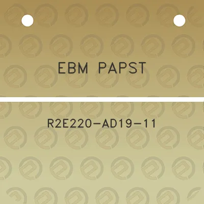 ebm-papst-r2e220-ad19-11