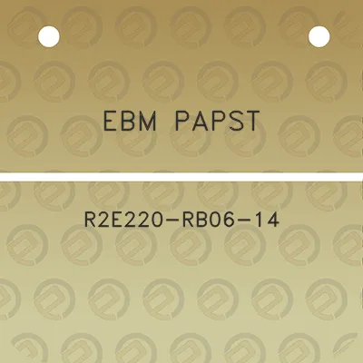 ebm-papst-r2e220-rb06-14