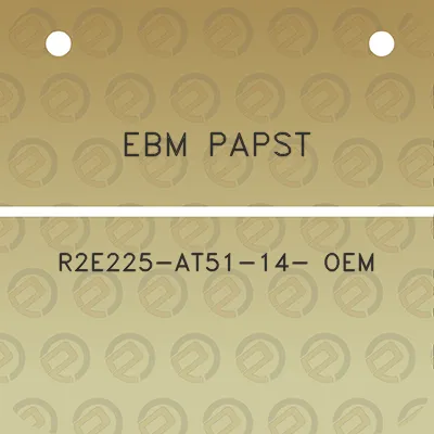 ebm-papst-r2e225-at51-14-oem