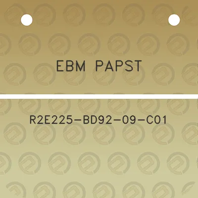 ebm-papst-r2e225-bd92-09-c01