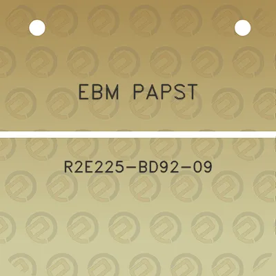 ebm-papst-r2e225-bd92-09