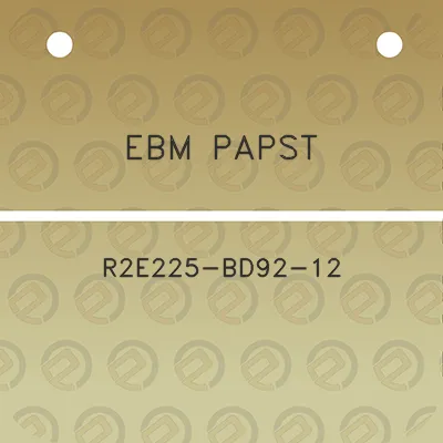 ebm-papst-r2e225-bd92-12