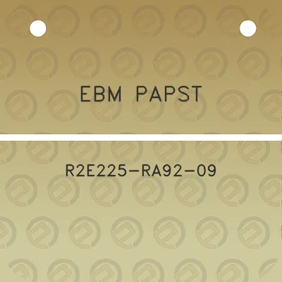 ebm-papst-r2e225-ra92-09