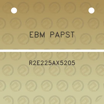 ebm-papst-r2e225ax5205