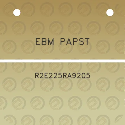 ebm-papst-r2e225ra9205