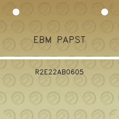 ebm-papst-r2e22ab0605