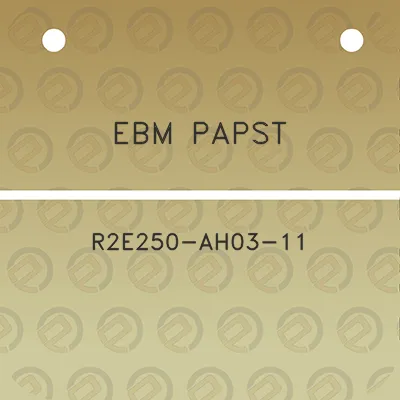 ebm-papst-r2e250-ah03-11