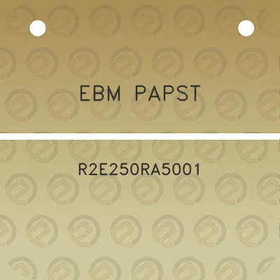 ebm-papst-r2e250ra5001