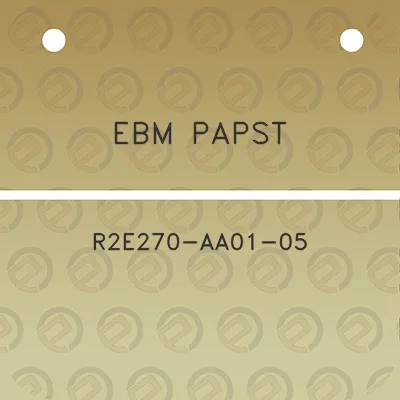 ebm-papst-r2e270-aa01-05