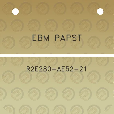 ebm-papst-r2e280-ae52-21