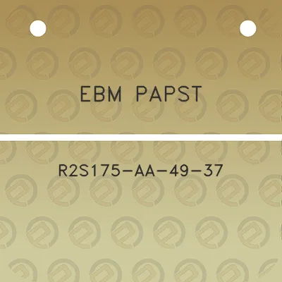 ebm-papst-r2s175-aa-49-37