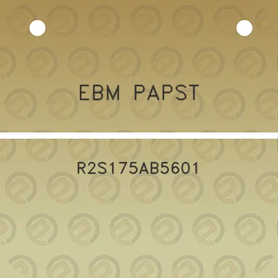 ebm-papst-r2s175ab5601