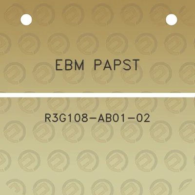 ebm-papst-r3g108-ab01-02