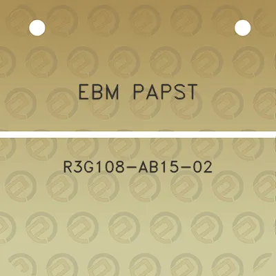 ebm-papst-r3g108-ab15-02