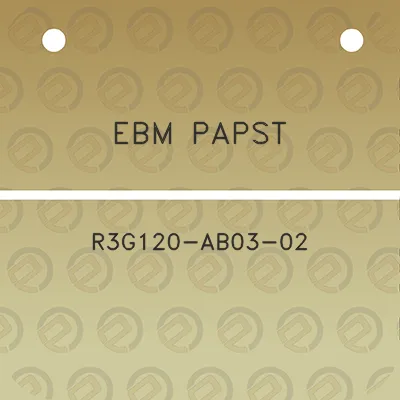 ebm-papst-r3g120-ab03-02