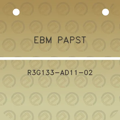 ebm-papst-r3g133-ad11-02