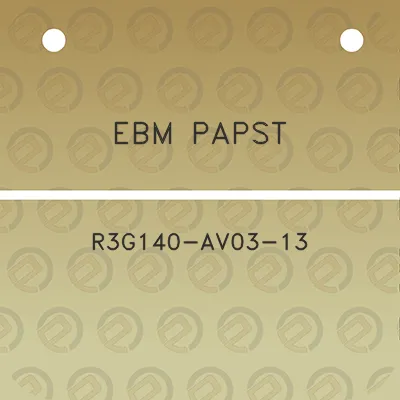 ebm-papst-r3g140-av03-13