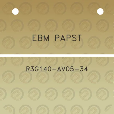 ebm-papst-r3g140-av05-34