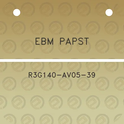 ebm-papst-r3g140-av05-39