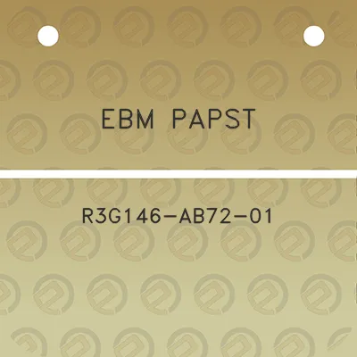 ebm-papst-r3g146-ab72-01