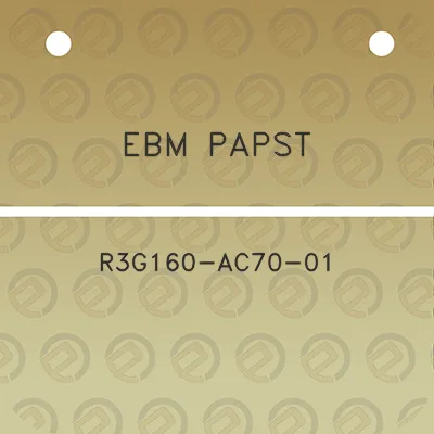 ebm-papst-r3g160-ac70-01