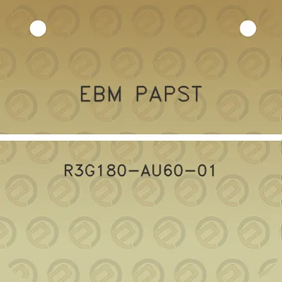 ebm-papst-r3g180-au60-01