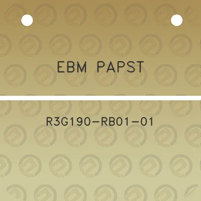 ebm-papst-r3g190-rb01-01