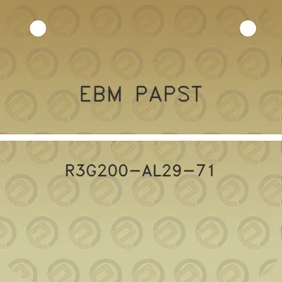 ebm-papst-r3g200-al29-71