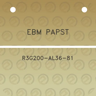 ebm-papst-r3g200-al36-81