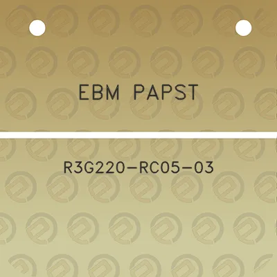 ebm-papst-r3g220-rc05-03