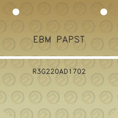 ebm-papst-r3g220ad1702