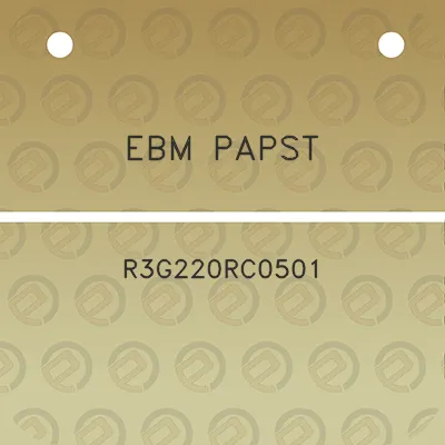 ebm-papst-r3g220rc0501