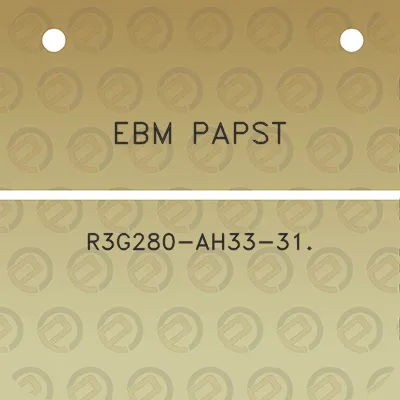 ebm-papst-r3g280-ah33-31