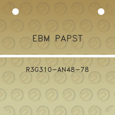 ebm-papst-r3g310-an48-78