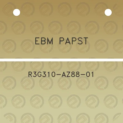 ebm-papst-r3g310-az88-01