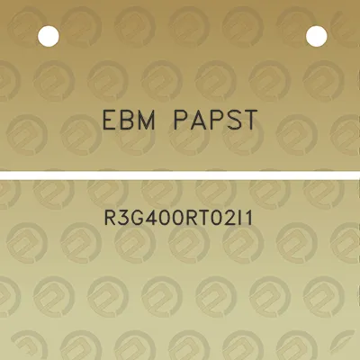 ebm-papst-r3g400rt02i1