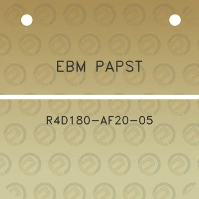 ebm-papst-r4d180-af20-05