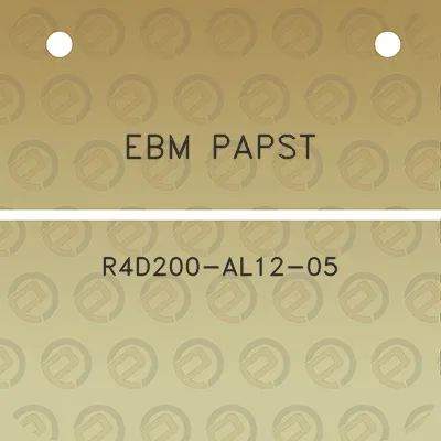 ebm-papst-r4d200-al12-05