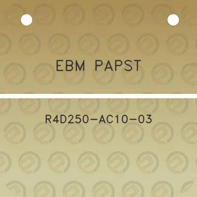 ebm-papst-r4d250-ac10-03