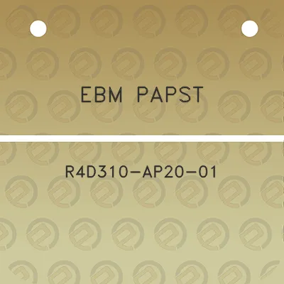 ebm-papst-r4d310-ap20-01