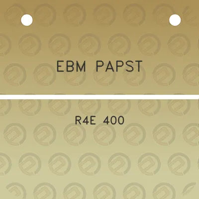 ebm-papst-r4e-400