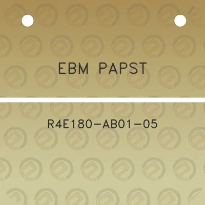 ebm-papst-r4e180-ab01-05