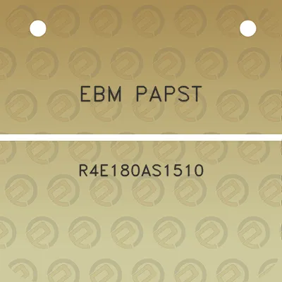 ebm-papst-r4e180as1510