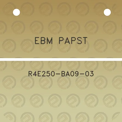 ebm-papst-r4e250-ba09-03