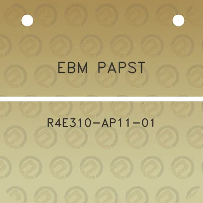 ebm-papst-r4e310-ap11-01