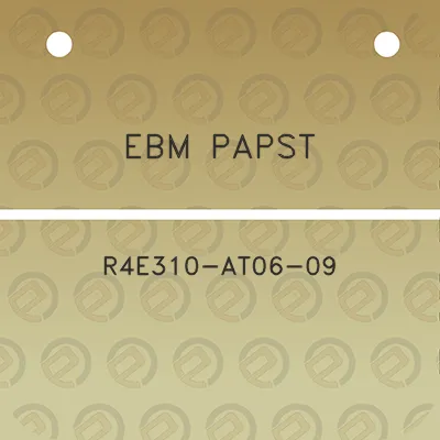 ebm-papst-r4e310-at06-09