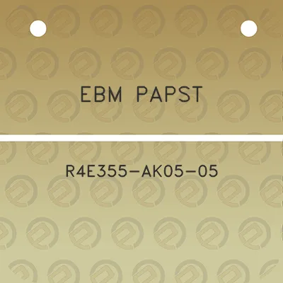 ebm-papst-r4e355-ak05-05