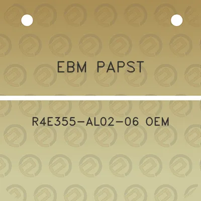 ebm-papst-r4e355-al02-06-oem